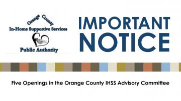 In-House Supportive Services Important Notice