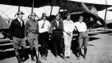 Eddie Martin and other early flyers 1923