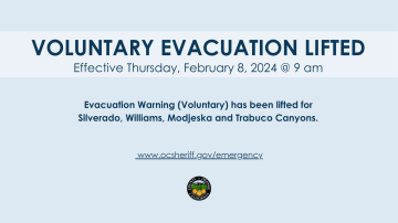 Voluntary Evacuation Lifted February 2024