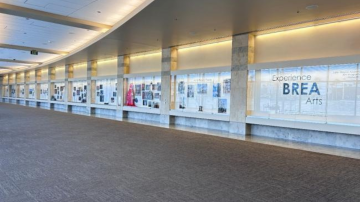 Install shot of Experience Brea Arts Exhibition