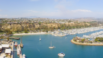 Overview look of Dana Point Harbor
