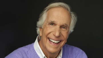 Headshot portrait of actor and author, Henry Wrinkler, smiling
