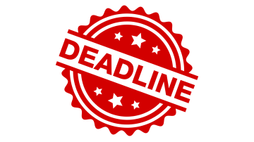 Red Deadline Stamp Graphic