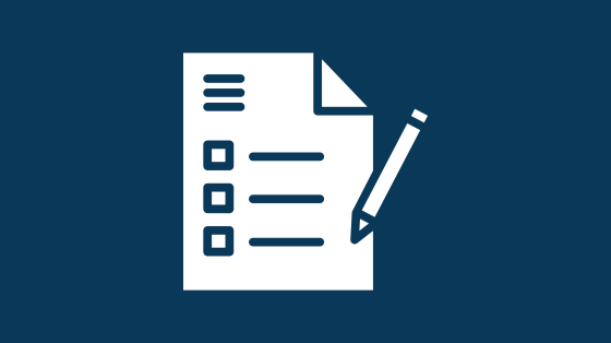 Glyph Checklist Icon