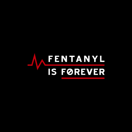 Fentanyl Forever logo white