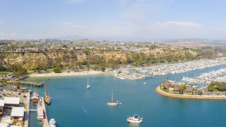 Overview look of Dana Point Harbor