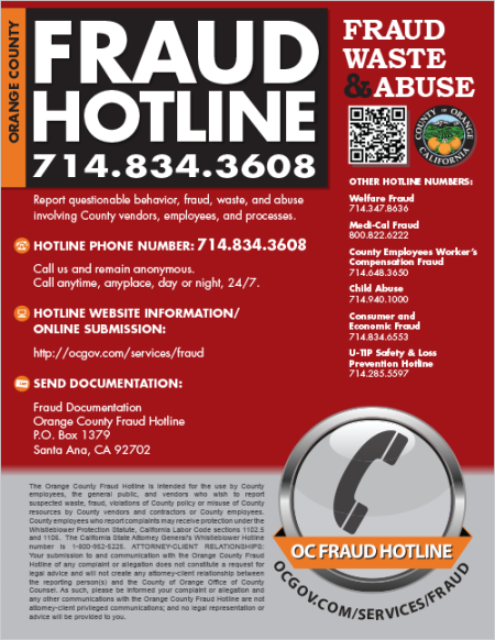 Fraud Hotline