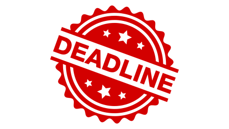 Red Deadline Stamp Graphic
