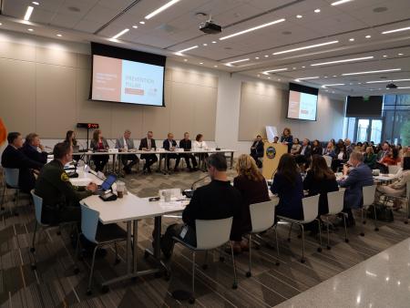 The Orange County Justice Council meeting