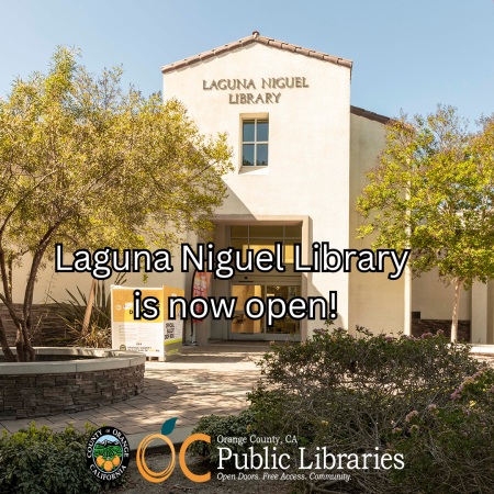 Laguna Niguel Library is now open!